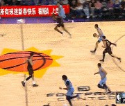 微波炉！阿尔达马替补出场2分钟 连中三分迅速射落8分